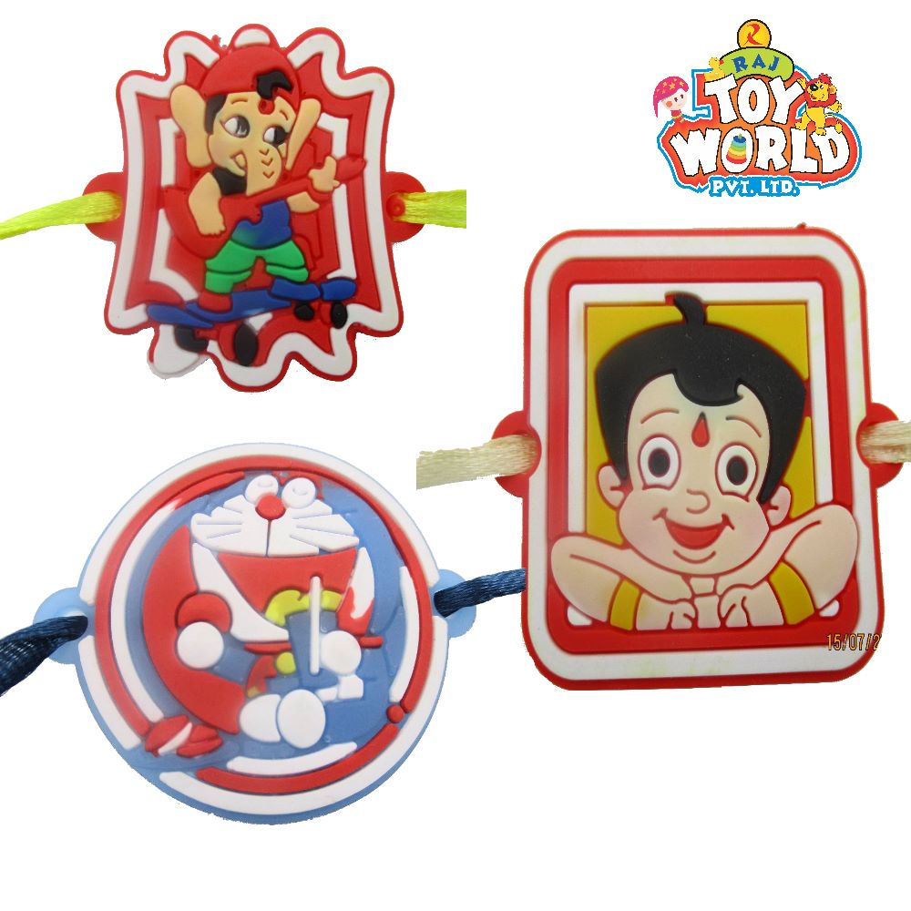 Multi Cartoon Rakhi - Raj Toy World Pvt. Ltd.