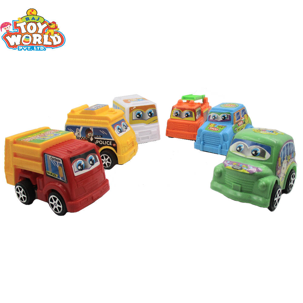 6 Piece Pull Back Car - Raj Toy World Pvt. Ltd.